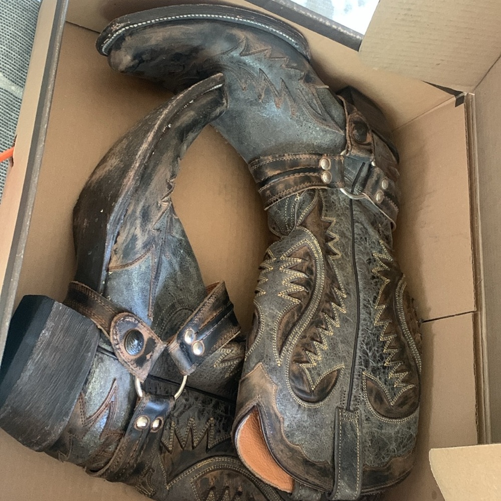 Men's Stetson genuine leather cowboy boots